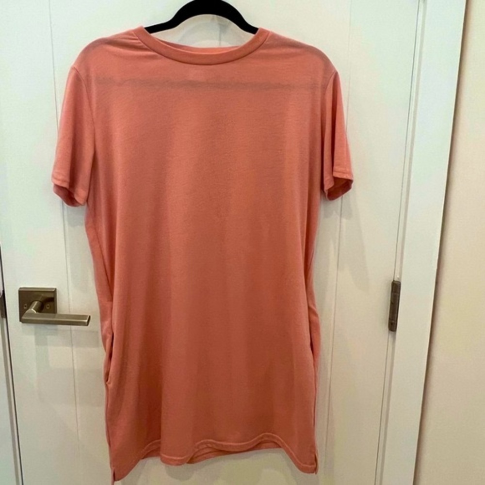 Pink Shirt Dress